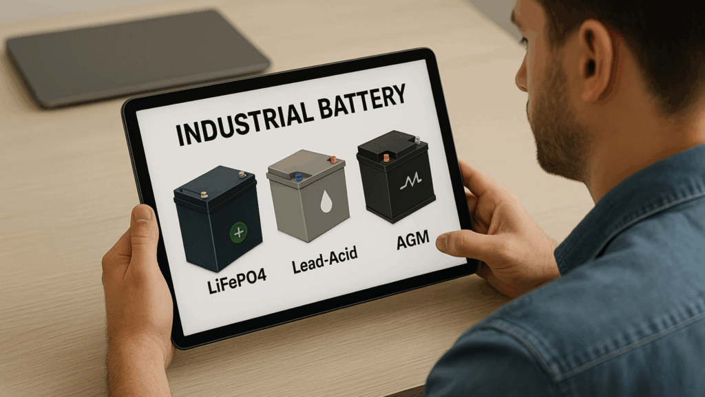 ¿Buscas una batería industrial fiable? Claves para elegir la mejor opción para tu empresa